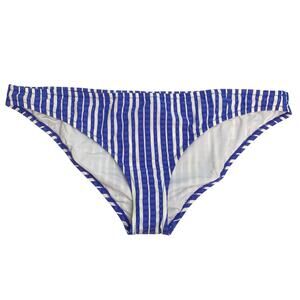 NWOT J. Crew Blue Striped Bikini Bottom Size XXL